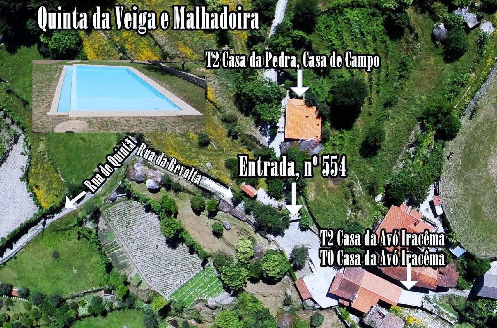 Гостевой дом Quinta Da Veiga E Malhadoira Виейра-ду-Минью Экстерьер фото